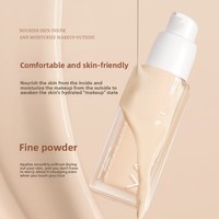 Fond de Teint Liquide Hydratant Léger Longue Tenue Anti-Bavures Non-Cakey pour Peaux Mixtes Marque Privée