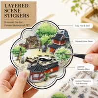 Autocollants personnalisés Kawaii pour journal créatif et fournitures d'artisanat pour projets DIY