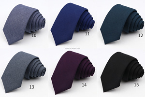 Corbatas de Moda Clásicas para Hombre, Corbata de Poliéster Lisa de Color Sólido para Negocios, Fiestas, Bodas, Traje, Camisa, Corbatas Delgadas, Accesorio - Product Image 5