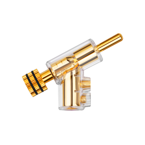 Audiophile hochpräzise Steck verbinder aus reinem Kupfer Vergoldete selbstsicher nde Bananenstecker-Lautsprecher kabel klemme - Product Image 5