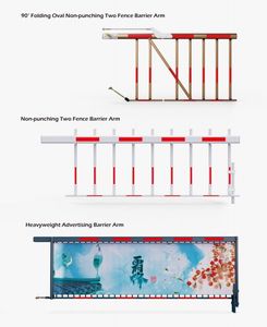 Barrière de route Porte Boom Bras Clôture Télescopique Droite Ronde Courbée Pliante Publicité Avec LED - Product Image 6