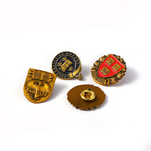 Custom Cheap Mould School Logo Metal Jacket Enamel Pin Badge School <strong>Office</strong> Name Badge - Product Image 5