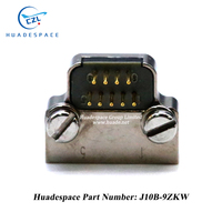 Connecteur électronique aérospatial J10B-9ZKW J10B-5ZKW J10B-21ZKW, connecteur Micro D 9 broches, prise de montage sur circuit imprimé, Huadespace