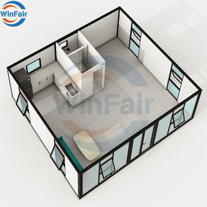 Casa plegable de playa modular WinFair, contenedor prefabricado extensible de 20 pies, casas de <span class=keywords><strong>Villa</strong></span> de 20 pies, lujo moderno de Filipinas - Product Image 1