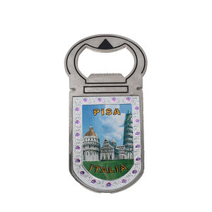Imán de nevera OEM Barcelona, abridor de latas, recuerdos turísticos de Pisa, Grecia, diseños personalizados de Papúa Nueva Guinea - Product Image 3