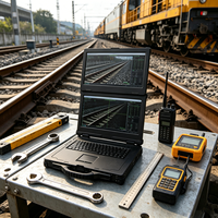 IP65 Wasserdichter 15,6 Zoll Dual-Display Robuster Laptop Intel Core I7/I9 bis zu 4TB SSD 144Hz Combo Optisches Laufwerk