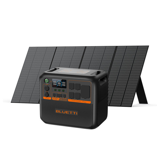 Multi Function Electric Power Station with Solar Panels Charging Portable Power Supply for Outdoor Activities