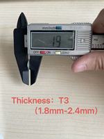 Kancing Cangkang Alami Bentuk Bunga 2 Lubang 10.6MM 17L Kancing Cangkang Akoya Jepang untuk Pakaian