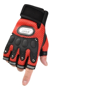 ถุงมือมอเตอร์ไซค์แบบครึ่งนิ้วถุงมือป้องกัน - Product Image 1