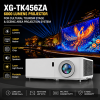 Centre d'exposition Sharp XG-TK456ZA, projecteur laser 1080P, 6000 lumens, compatible 3D, haut-parleurs intégrés