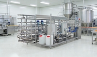 Stérilisateur UHT Tube-in-Tube Grande Capacité 10000L/H pour Production Continue à Grande Échelle de Pâte de Fruits