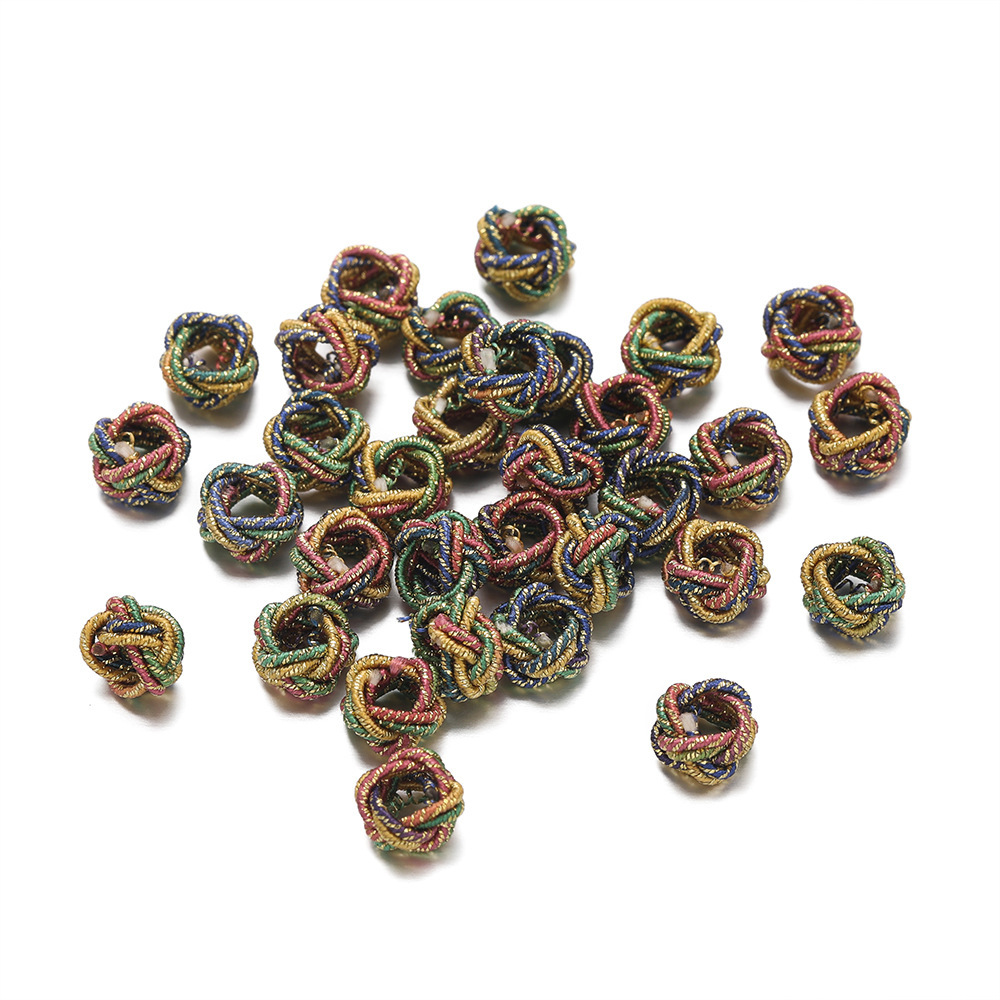 Floral Gold Pineapple Knot