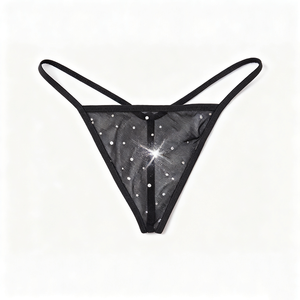 Pakaian dalam wanita, pakaian dalam wanita seksi renda Semi godaan bordir, Set Bra tipis - Product Image 4