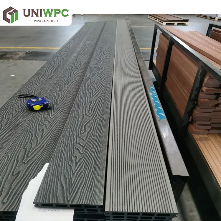 UNIWPC WPC terrasse de jardin/plancher de terrasse en bois composite plastique
