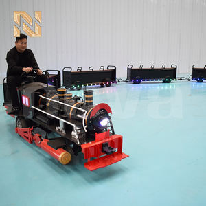 Train électrique sans rails <span class=keywords><strong>de</strong></span> 17 places, 48V, longue portée, pour les centres commerciaux, les parcs, certifié CE, équipement <span class=keywords><strong>de</strong></span> manège <span class=keywords><strong>de</strong></span> fête foraine - Product Image 4