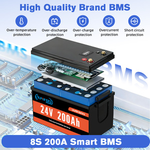 100ah 300ah <b>24v</b> Home Energy Storage 200ah Lithium Lifepo4 <b>Battery</b> For 12v <b>Batteries</b> Lithium-Ion - Product Image 5