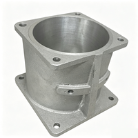 Boîtier en alliage d'aluminium personnalisable, usinage CNC, base de support à bride, pièces de fonderie métallique industrielle OEM