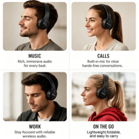 Sanag D10 Pro BT True Wireless Stereo Headphones dengan Pengisian Daya Tipe-C, Mic, ANC, Latensi Rendah untuk Gaming & Olahraga