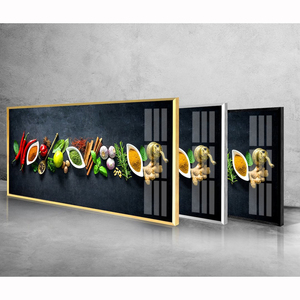 Cocina moderna hierbas especias utensilios <span class=keywords><strong>de</strong></span> Sushi cuchara ilustraciones <span class=keywords><strong>de</strong></span> lujo póster impresión imagen cristal porcelana pintura cocina pared <span class=keywords><strong>arte</strong></span> - Product Image 2