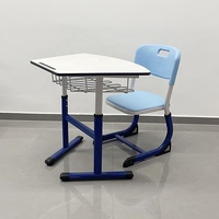 Mobilier scolaire Vente en gros Mobilier scolaire moderne et bon marché Table et chaise à hauteur réglable
