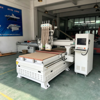 Máquina de Fresado y Corte para Paneles de Puertas de Madera, Router CNC Multiproceso Z-3000, 37500W, 380V