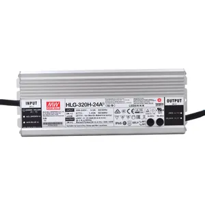 100w Meanwell Ac To Dc HLG-100H-24A/24A/24B/30A/36A/42A/48A/54A 3 To 1 Dimming LED Waterproof Switch Power Supply