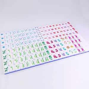 <span class=keywords><strong>Juego</strong></span> de Mahjong Americano de Lujo Portátil, Diseño Moderno, Materiales Duraderos, 160 Piezas, Apto para Juegos de Adultos, Venta al Por Mayor - Product Image 4