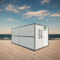 Panneau sandwich EPS résistant aux séismes à bas prix, logement préfabriqué en conteneur, bureau moderne à faible coût, maison pliable