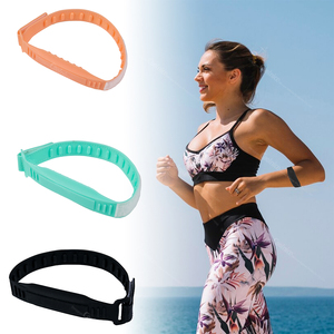 Producto más vendido 2024 Accesorios de gimnasio Correa de rodilla de rótula de silicona con almohadilla de presión y masaje - Product Image 3