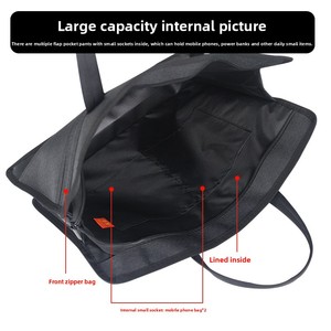 <span class=keywords><strong>A4</strong></span> nhiều lớp xách tay tập tin túi dây kéo vải kinh doanh Cặp tài liệu cho nam giới người đàn ông của túi PP Oxford cho các tập tin giấy - Product Image 4