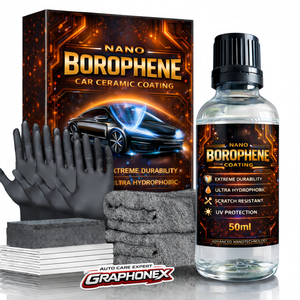 GRAPHONEX Borophene Pro Nano Revestimiento para Autos Nuevos y Usados 50ml Protección de 10 Años Tolerancia PH2-12 Durabilidad Máxima Contra el Desgaste - Product Image 1