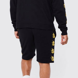 High Street Hommes Gym Shorts Confortable Coton Polaire Élastique Solide Style Écologique Plaine Sweat Polaire Shorts - Product Image 3