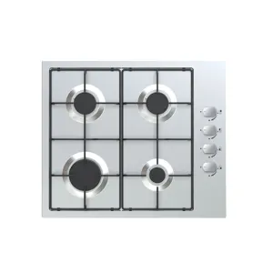 2025 La surface de la cuisinière électrique intégrée la plus vendue et la puissance de la batterie comprennent une cuisinière à gaz de table avec <span class=keywords><strong>Wok</strong></span> en acier inoxydable argenté OEM - Product Image 2