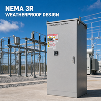 KAILES KLS-PSD4000A-400V-NEMA3R 4000A 65kA Tableau de distribution principal en cuivre étamé pour armoire de commande industrielle UL891
