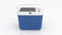 Glacière Solaire Autonome Réfrigérateur sans Glace Glacière Électrique avec Batterie Portable Intégrée