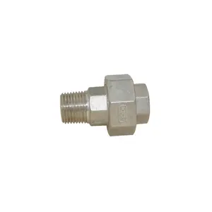 Stainless steel 304 316 1/2 npt male female thread union