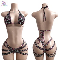ELITES Vente directe d'usine, vente en gros, vêtements de danse exotiques personnalisés de luxe pour filles sexy avec strass