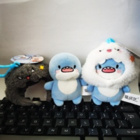 Anoeo Bulk 4 pouces gros requin nuage doux câlin 2-en-1 pendentif griffe Machine coton peluche soulagement du Stress fête jouets unisexe