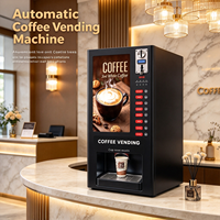 Distributeur automatique de café commercial tout-en-un, station autonome sans personnel, pour bureau, en gros