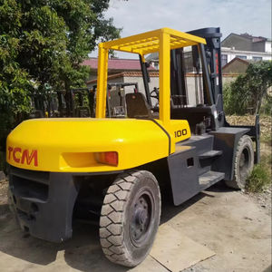 Carretilla elevadora diésel usada TCM FD100 10 toneladas alto rendimiento buen estado carretilla elevadora minorista de segunda mano venta Hefei China 1 año - Product Image 1