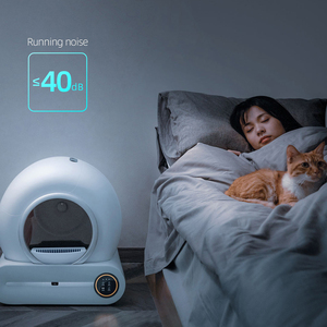 Slimme Zelfreinigende Automatische Kattenbak 65L Grote Eco-vriendelijke Ronde Geurverwijderende Elektrische Kattenbakoplossing - Product Image 4