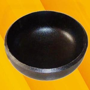 Tapas de extremo de tubo de acero al carbono de 1/2" a 12", tapas de extremo de cúpula de acero para tuberías SCH10 SCH20 SCH30 SCH40/40S - Product Image 1
