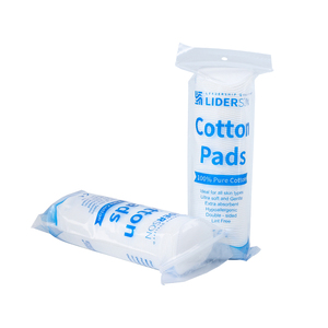 100 pièces nettoyage plaine ourlet en relief jetable maquillage nettoyant <span class=keywords><strong>coton</strong></span> rond enlever <span class=keywords><strong>démaquillant</strong></span> tampon de <span class=keywords><strong>coton</strong></span> jetable - Product Image 2
