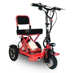 China 3 Wheel Trike 48V 350W Folding Handicapped Mobility Scooter With CE