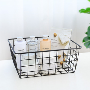 Étagère de rangement en fer personnalisée, panier suspendu, meubles de salon, supports de rangement en métal, étagères - Product Image 1