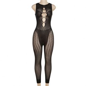 2023 été découpe voir à travers vêtements quotidiens une pièce body femmes Shapewear body sans manches Sexy pleine femme bas de <span class=keywords><strong>corps</strong></span> - Product Image 2