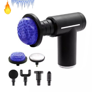 TAHATH Mini Deep Tissue Massage Gun, Quiet Operation, 5 Massage Heads, <b>Heat</b> & Ice Therapy, Cordless Muscle Relaxation Device - Product Image 5