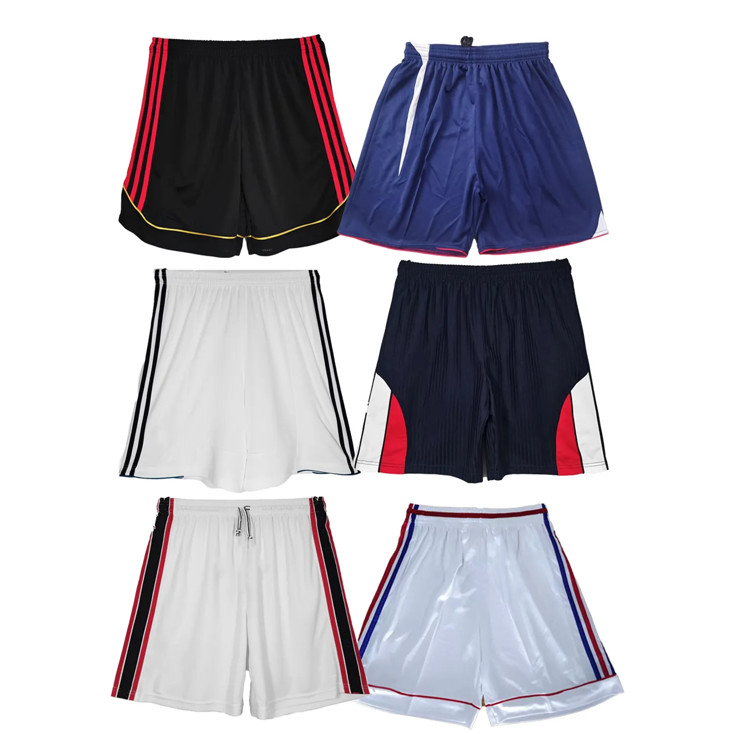 Retro Sublimation Fußball England AC Country Shorts Team Fußball Shorts Old Style Custom Shorts