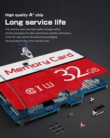Harga Pabrik Grosir Pasokan Kartu Penyimpanan 64gb 16gb TF 32gb Taiwan Micro TF SD Card 128 Gb Kartu Memori