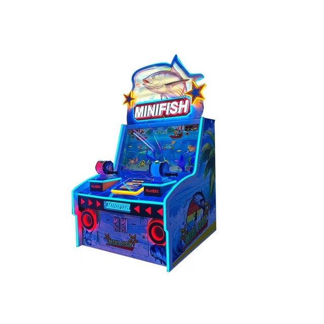 Coin Operated Kids Fishing Arcade Game Machine 2 Players Entertainment Equipment for Amusement Park and Game Center